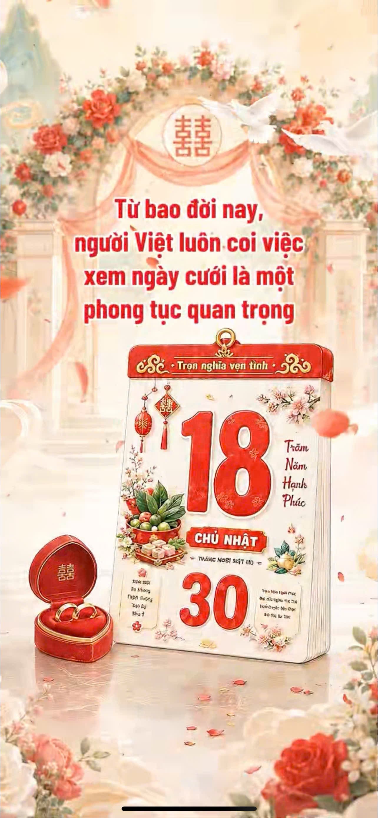 Xem Ngày Tốt Cưới Hỏi Cùng Lịch Việt