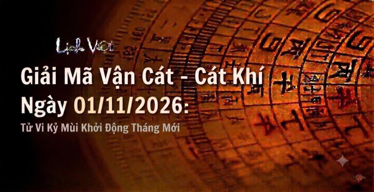 Giải Mã Vận Cát - Cát Khí Ngày 01/11/2026: Tử Vi Kỷ Mùi Khởi Động Tháng Mới