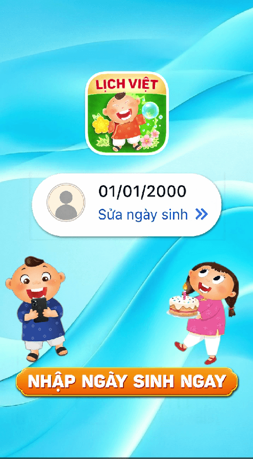 NHẬP NGÀY SINH – MỞ KHÓA VẬN MAY RIÊNG BẠN